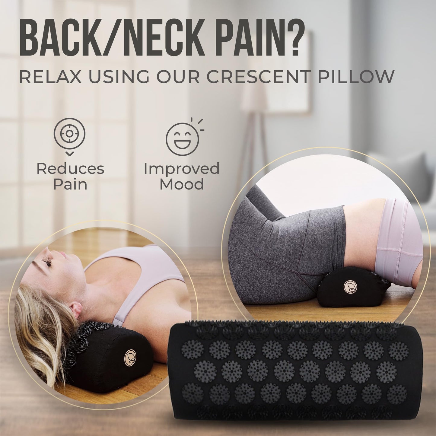 Dakini Acupressure Mat & Pillow Set with Mini Pad | Full-Body Pain Relief