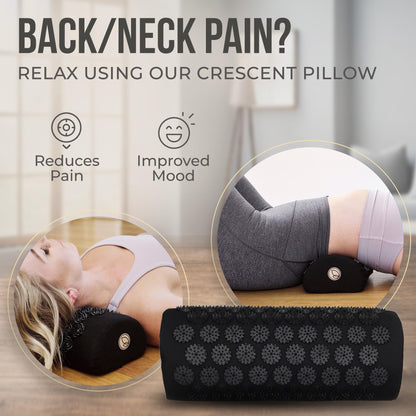 Dakini Acupressure Mat & Pillow Set with Mini Pad | Full-Body Pain Relief