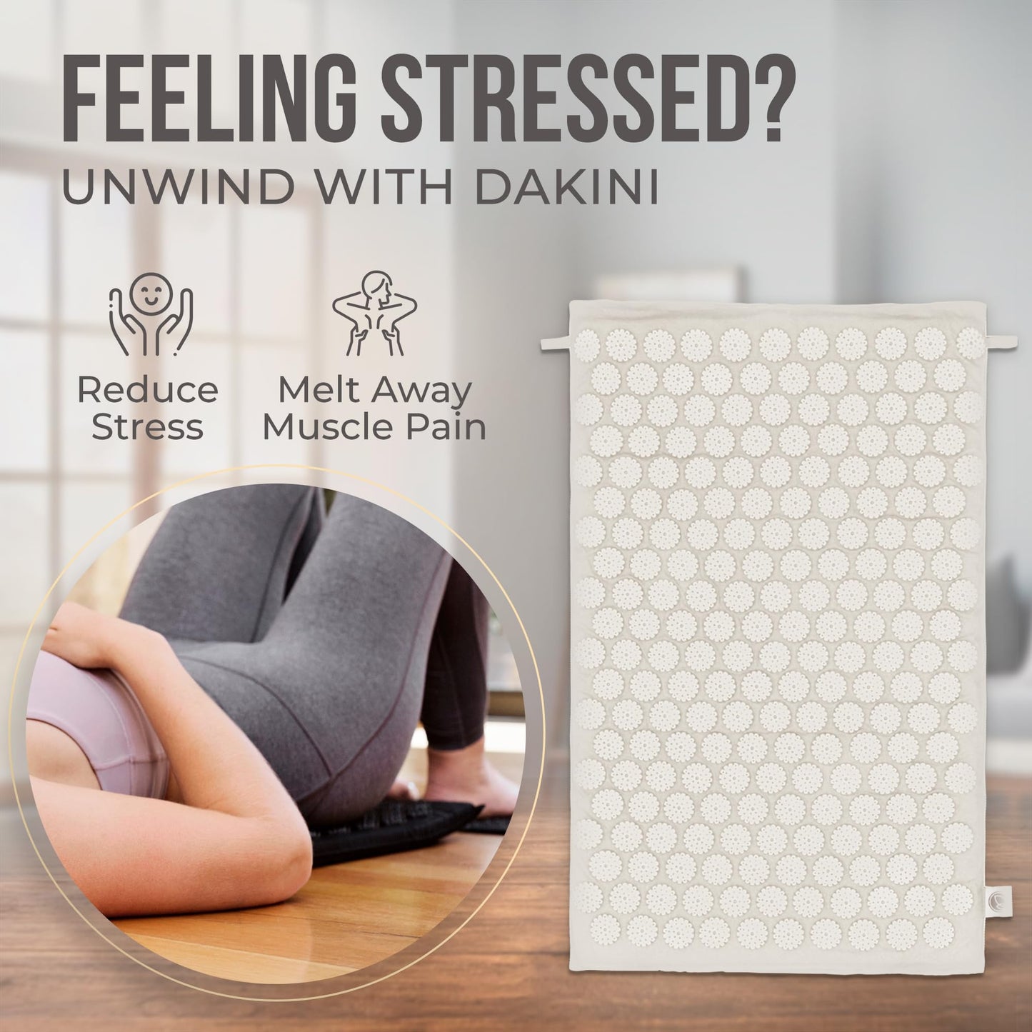 Dakini Acupressure Mat & Pillow Set – Full-Body Pain Relief