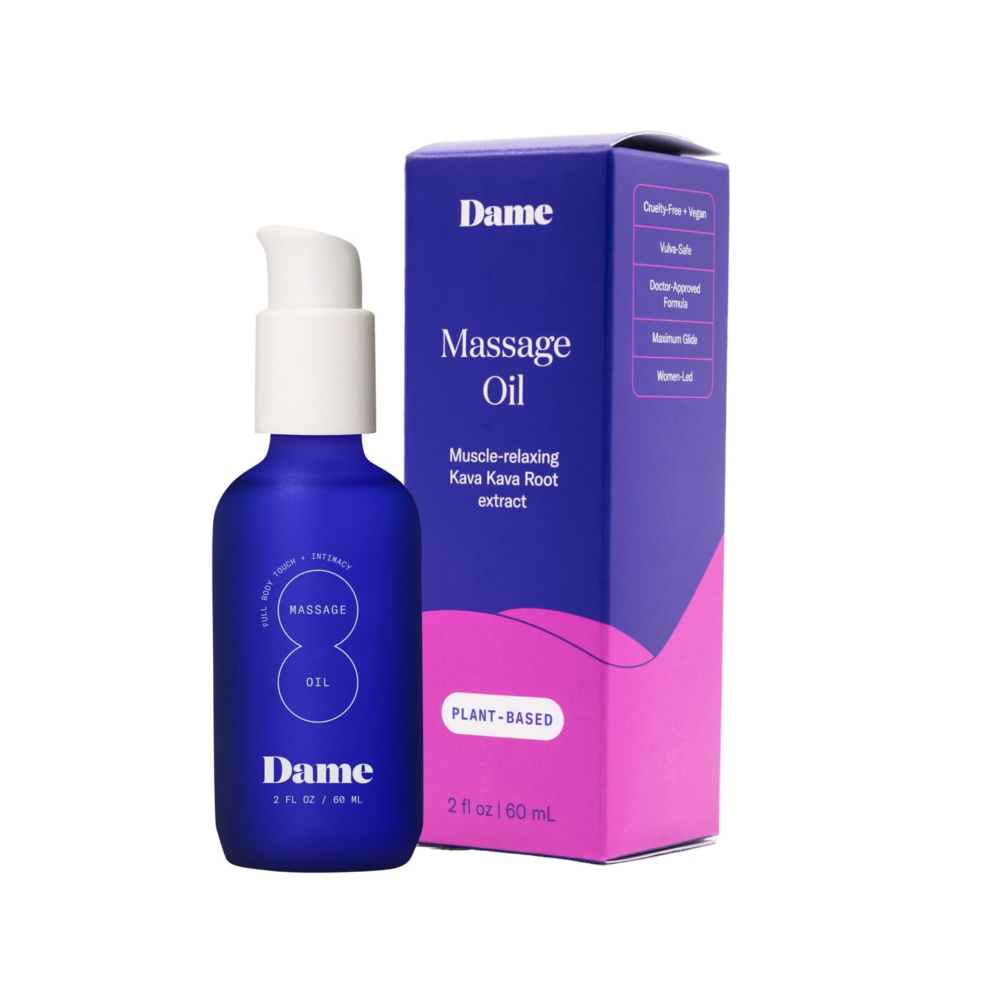 Massage Oil for Women by Dame – Sandalwood & Cardamom, Doctor Approved