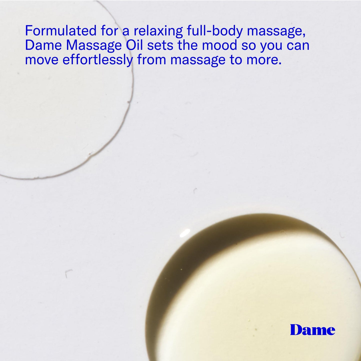 Massage Oil for Women by Dame – Sandalwood & Cardamom, Doctor Approved