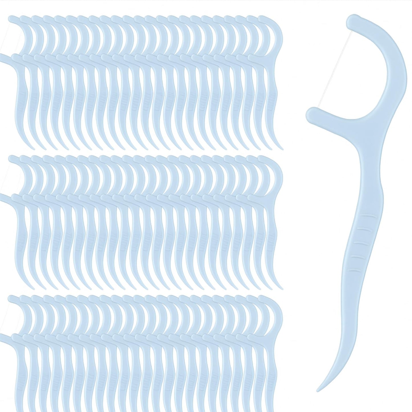 Dandat 2000 Pcs Dental Floss Picks Bulk – High Toughness, Travel-Friendly