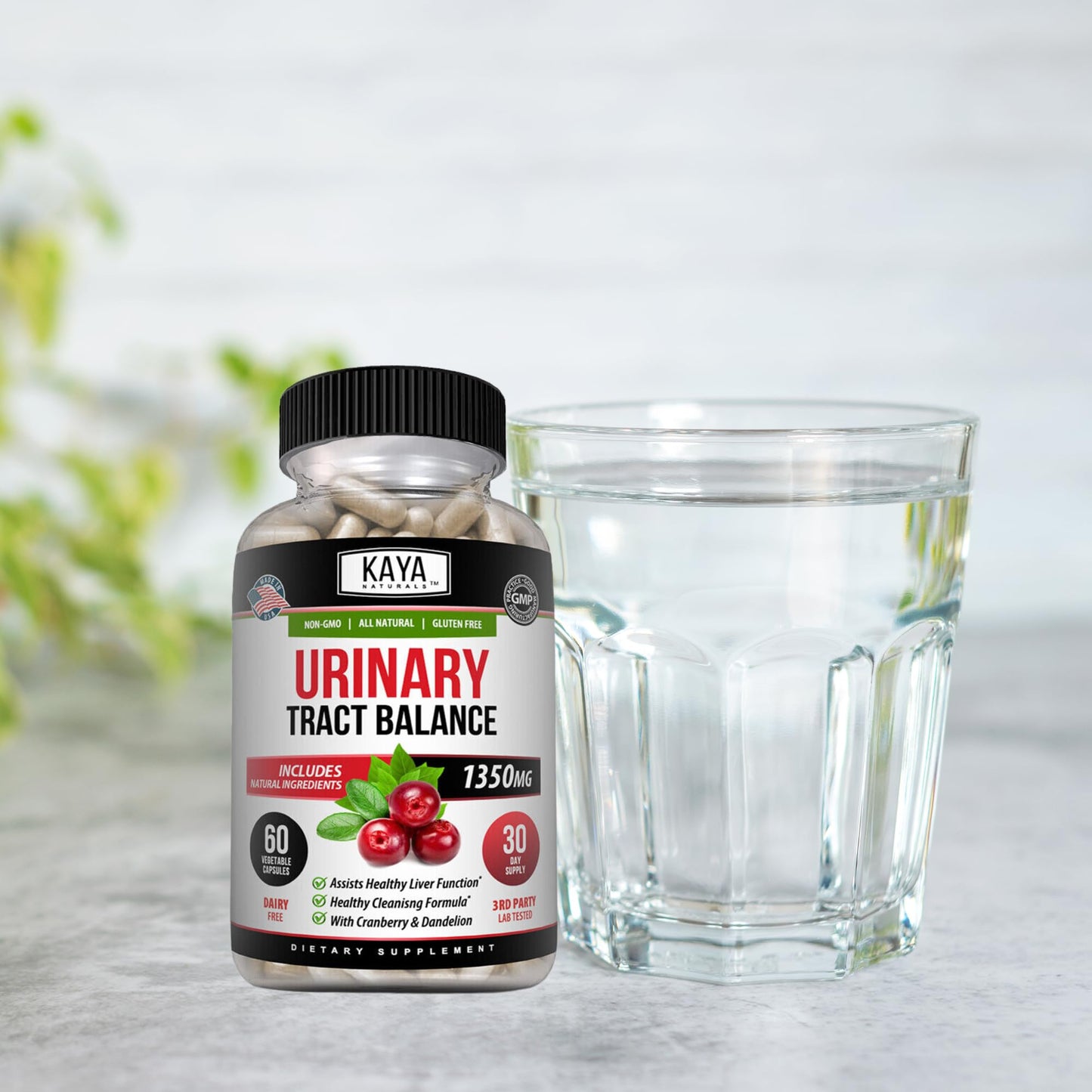 Kaya Naturals D-Mannose 60 Veggie Capsules (Pack of 2) | Urinary Tract & Bladder Health