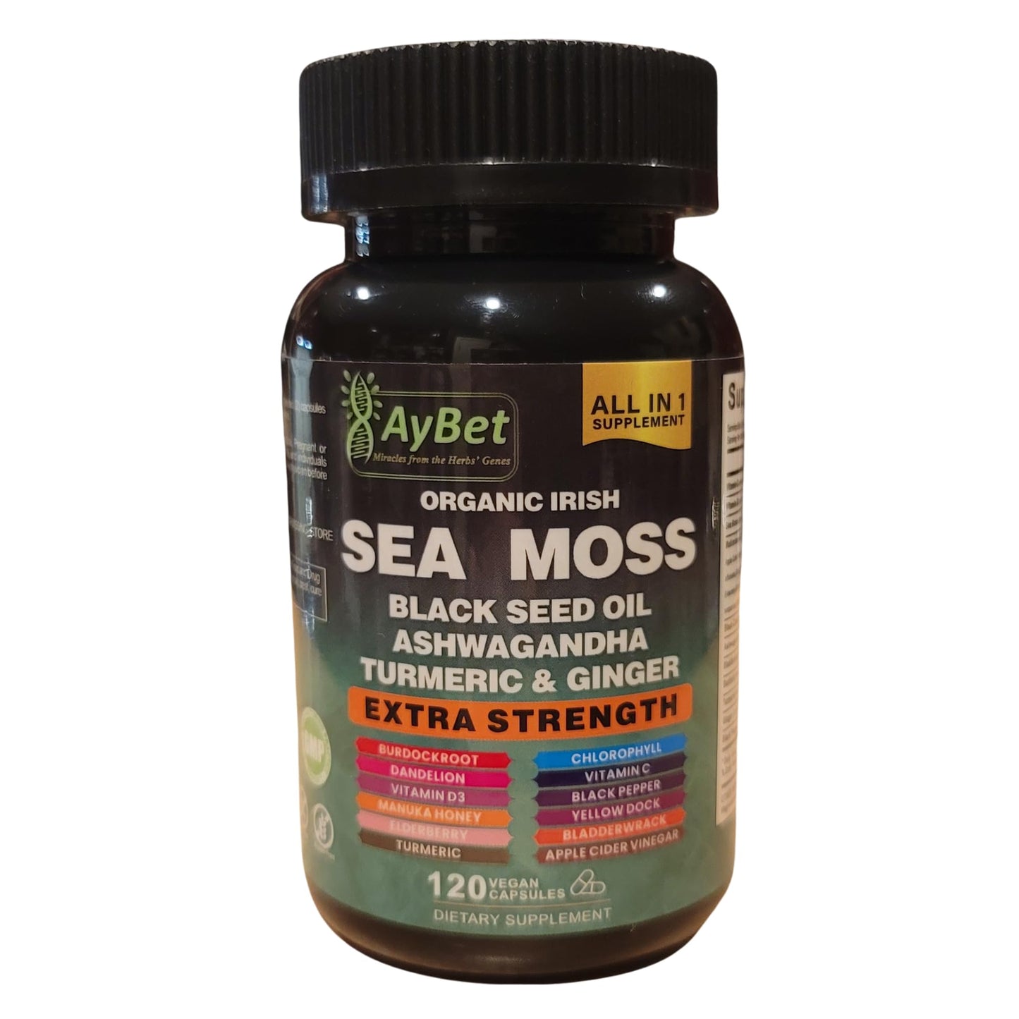 Organic Irish Sea Moss & 16-in-1 Herbal Capsule – Halal, Vegan