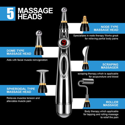 DANGSHAN 5-in-1 Acupuncture Pen – Electronic Pain Relief & Meridian Energy Massage