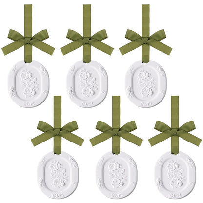 Dansib 6 Pcs Passive Diffusers for Essential Oils – 6 Aroma Flower Car Diffusers (Non-Electric, Classic 2.72 x 3.31 in)