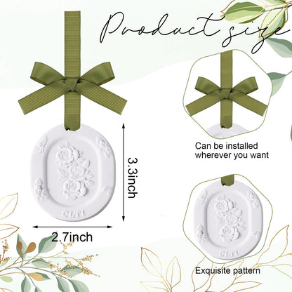 Dansib 6 Pcs Passive Diffusers for Essential Oils – 6 Aroma Flower Car Diffusers (Non-Electric, Classic 2.72 x 3.31 in)