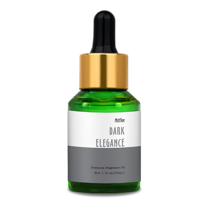 Dark Elegance Fragrance Oil 30ml – MitFlor Premium Scented Oil for Diffusers, Candles, Perfume, Beard Oil