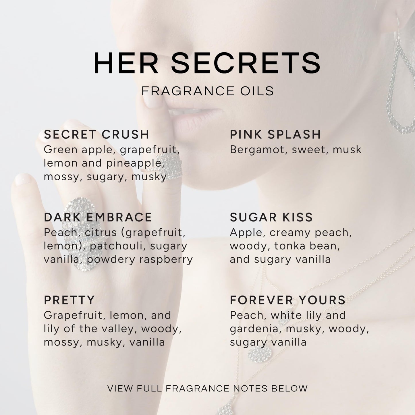 Eternal Essence Oils Her Secrets Set of 6 – Premium Fragrance Oils (10ml each)