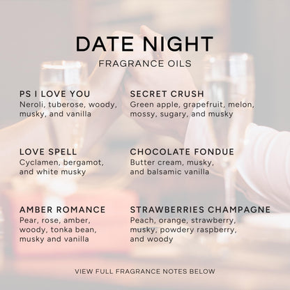 Eternal Essence Oils Date Night Set – 6 Premium Fragrance Oils (10ml each)