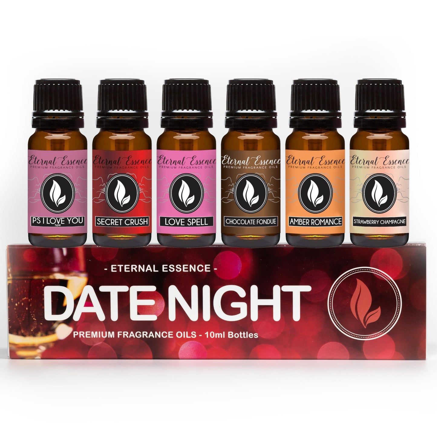 Eternal Essence Oils Date Night Set – 6 Premium Fragrance Oils (10ml each)