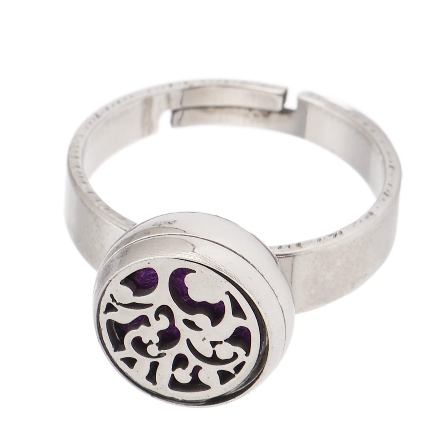 DAUERHAFT Aromatherapy Finger Ring – Portable Essential Oil Diffuser Ring for Daily Wear