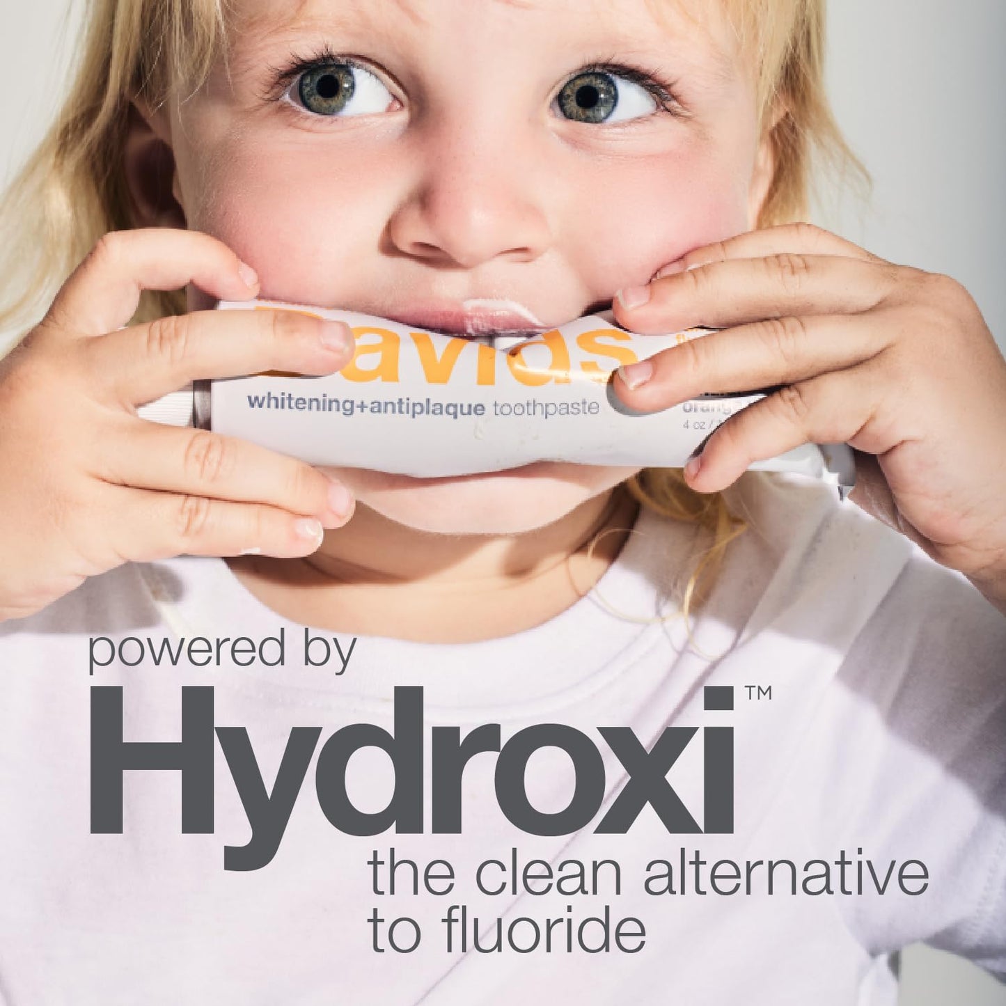Davids Hydroxi Fluoride-Free Nano Hydroxyapatite Toothpaste – Enamel Health & Whitening, 4 oz, Orange Vanilla, Made in USA
