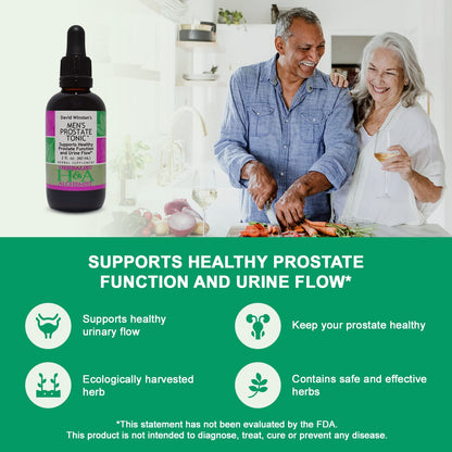 David Winston's Men's Prostate Tonic™ - Supports Healthy Prostate Function & Urine Flow | 2 Fl Oz