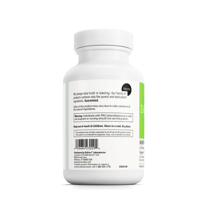 DAVINCI Labs Amino 21 – Brain Function & Muscle Metabolism Support | 90 Capsules, 750 mg