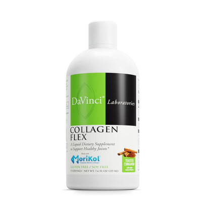 DAVINCI Labs Collagen Flex - Liquid Joint Support, Toasted Cinnamon, 7.6 fl oz