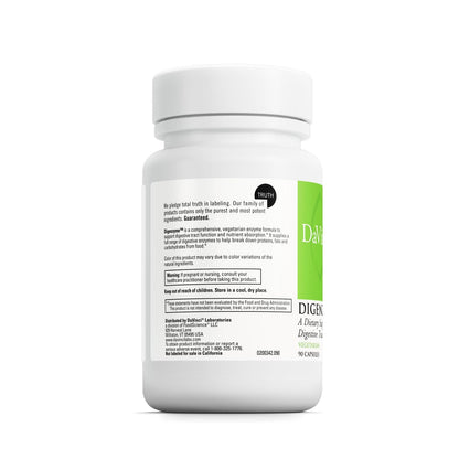 DAVINCI Laboratories Digenzyme - Digestive Support | Gluten-Free, Soy-Free, 90 Vegetarian Capsules