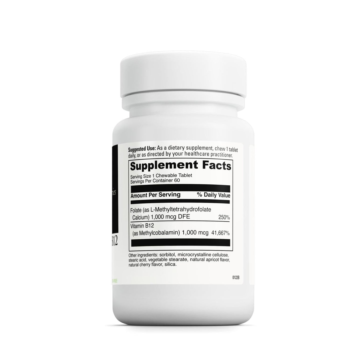 DAVINCI Labs Active Folate B12 Chewable – Heart Health & Immune Support