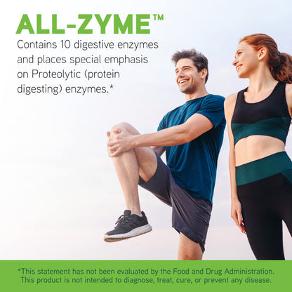 DAVINCI Labs All-Zyme – Digestive Enzymes for Nutrient Absorption (90 Tablets)