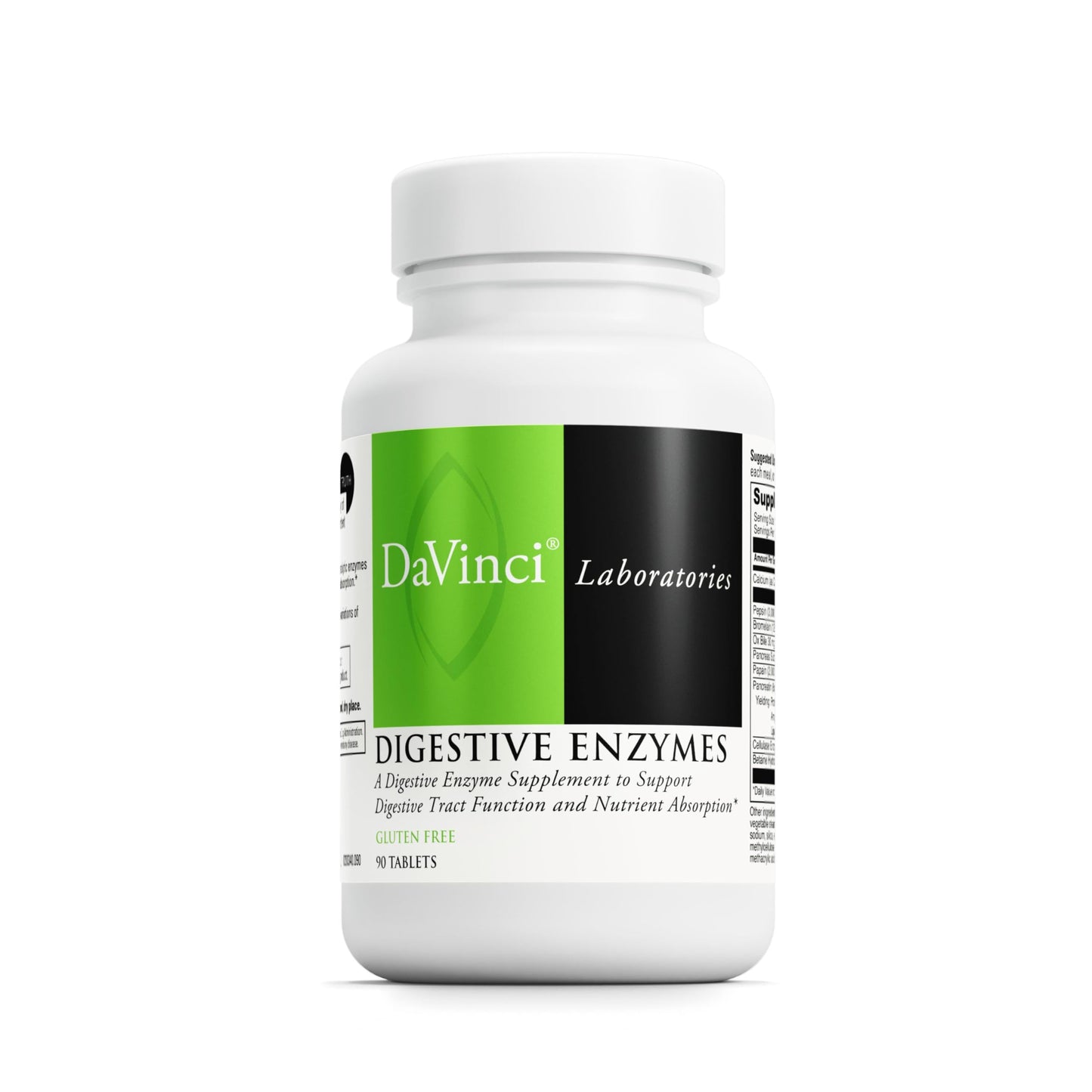 DAVINCI Labs All-Zyme – Digestive Enzymes for Nutrient Absorption (90 Tablets)