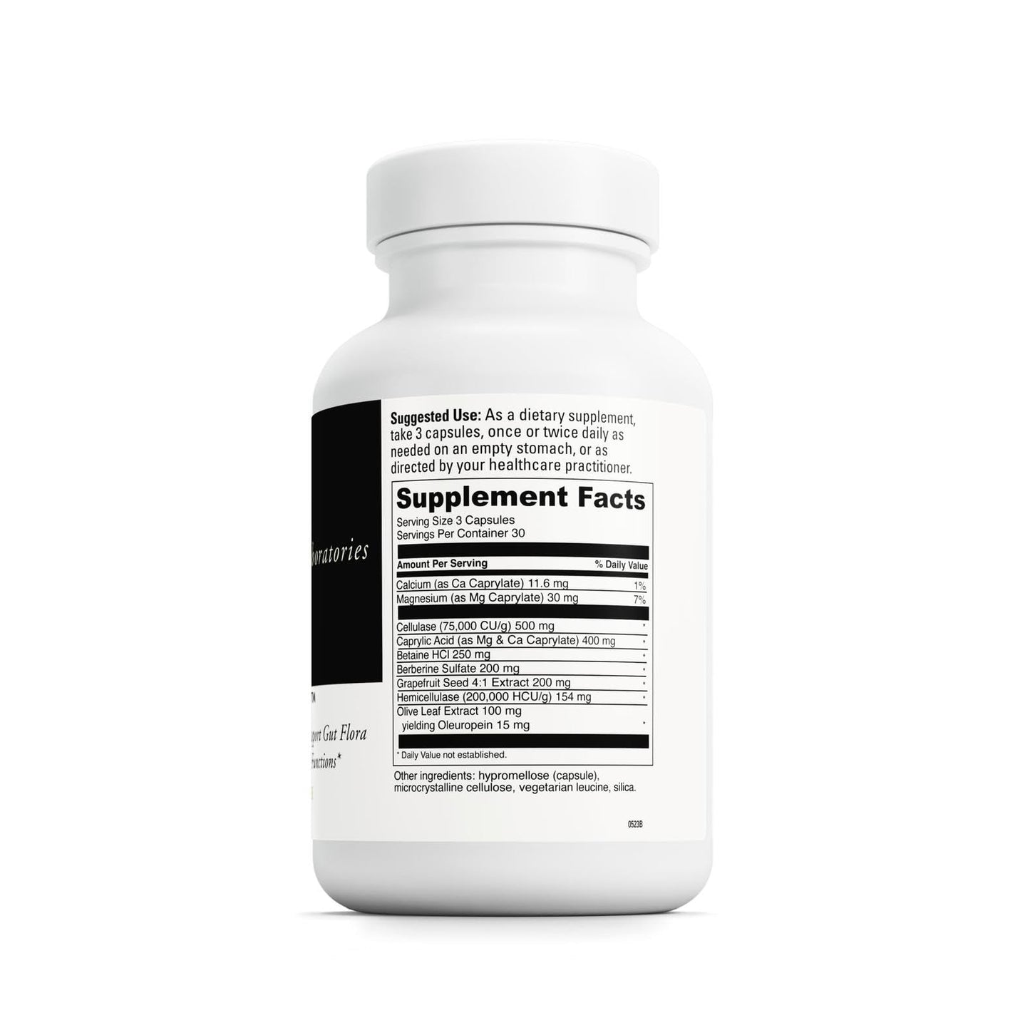 DAVINCI Labs Candid-Away - Digestive Gut Health Support, Immune System Support with Digestive Enzymes, Calcium, Magnesium & More* - 90 Vegetarian Capsules (30 Servings)