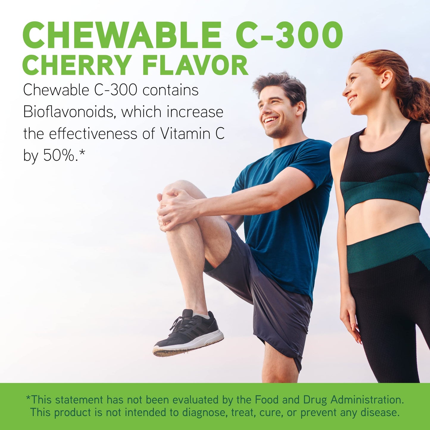 DaVinci Labs Chewable C-300 Vitamin C - Immune Support, Collagen & Cholesterol