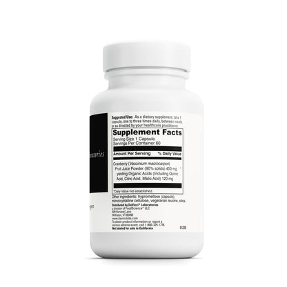 DAVINCI Labs Cranberry - Urinary Tract Health Support* - 60 Capsules | Vegetarian & Gluten-Free