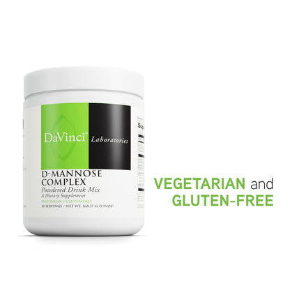 DAVINCI Labs D-Mannose Complex - Powder Drink Mix for Immune & Urinary Health | 30 Servings (168.57 g)
