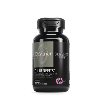 DAVINCI Labs GI Benefits – Digestive Health Powder with Zinc & L-Glutamine | Immune & Gut Health