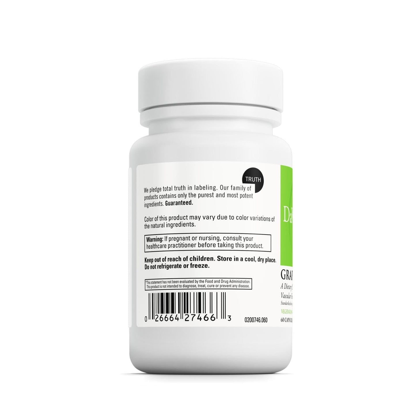 DAVINCI Labs Grape Seed-100: Immune Support & Healthy Skin (Gluten-Free)