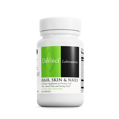 DaVinci Labs Hair, Skin & Nails – Gluten-Free, 60 Capsules