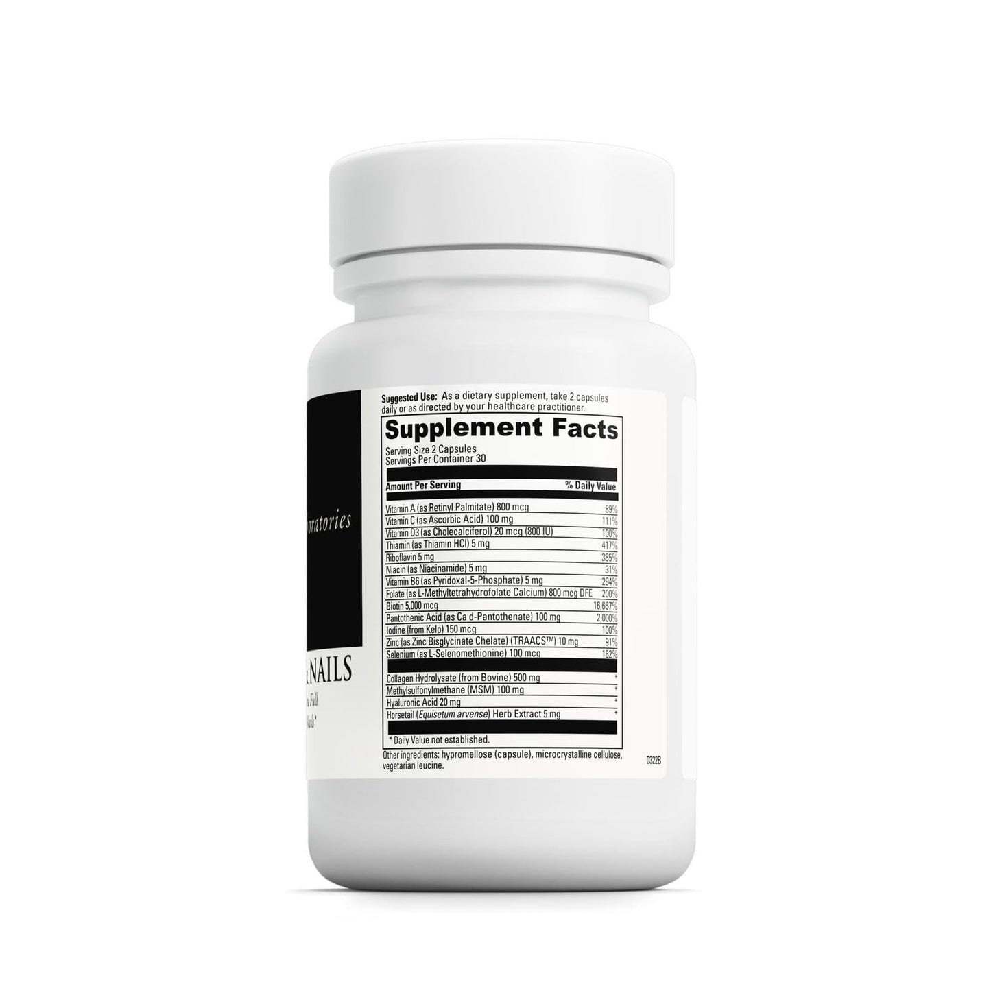 DaVinci Labs Hair, Skin & Nails – Gluten-Free, 60 Capsules