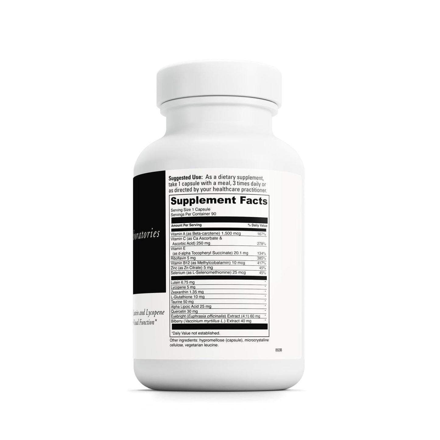 DAVINCI Labs Healthy Eyes - 90 Vegetable Capsules | Eye Health Supplement with Lutein, Lycopene & Zeaxanthin