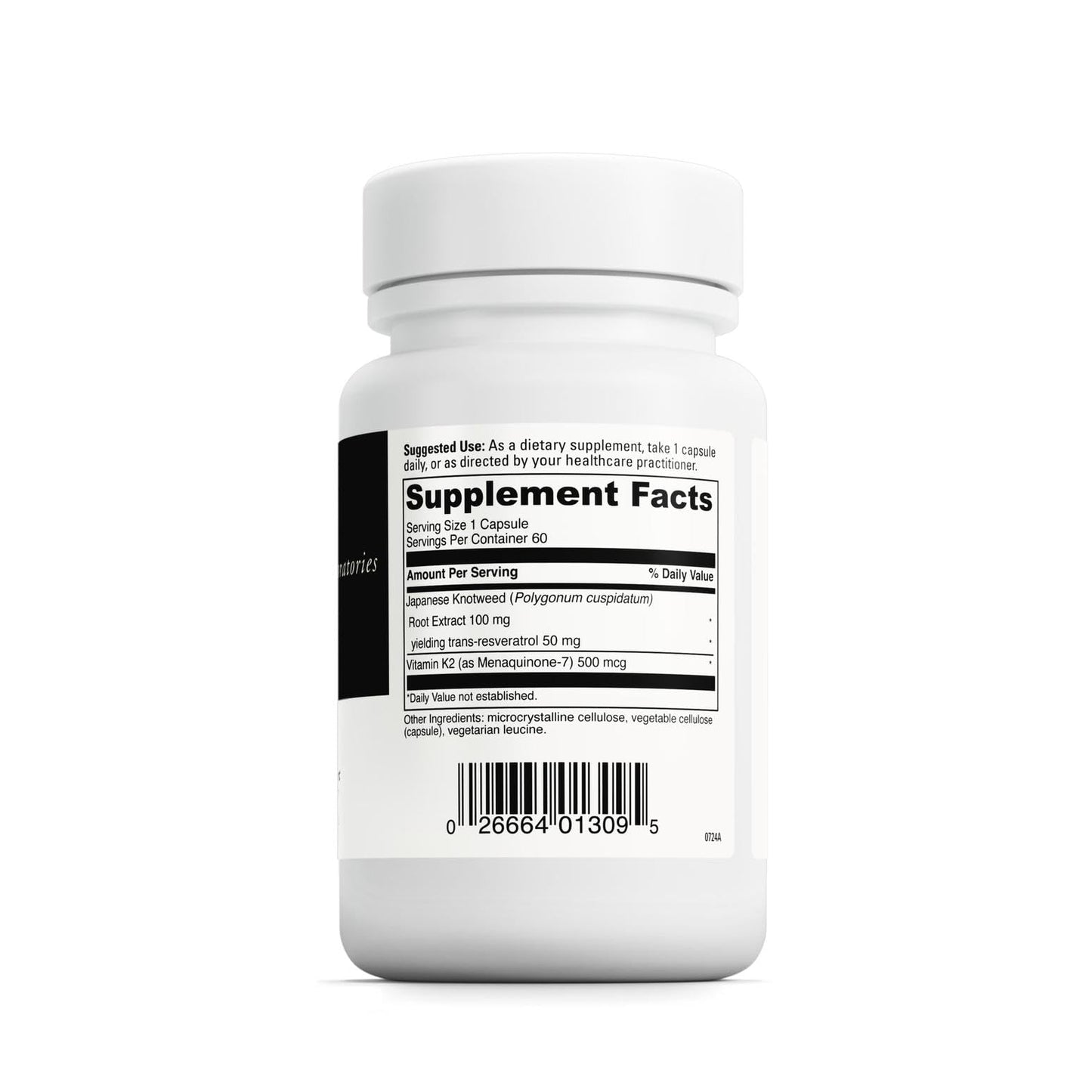 DaVinci Labs Vitamin K2 & Resveratrol – Bone & Heart Health (60 Caps) – Vegetarian, Gluten-Free, Soy-Free
