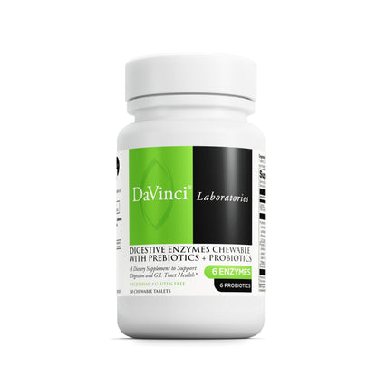 DaVinci Mega Probiotic ND with Digestive Enzymes Chewable - 30 Tablets