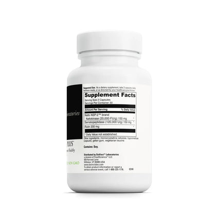 DAVINCI Labs Nattokinase Plus — High-Potency Nattokinase + Antioxidant Support for Circulation | Gluten Free, 60 Veg Capsules BritishVita | Premium UK Vitamins & Wellness Supplements