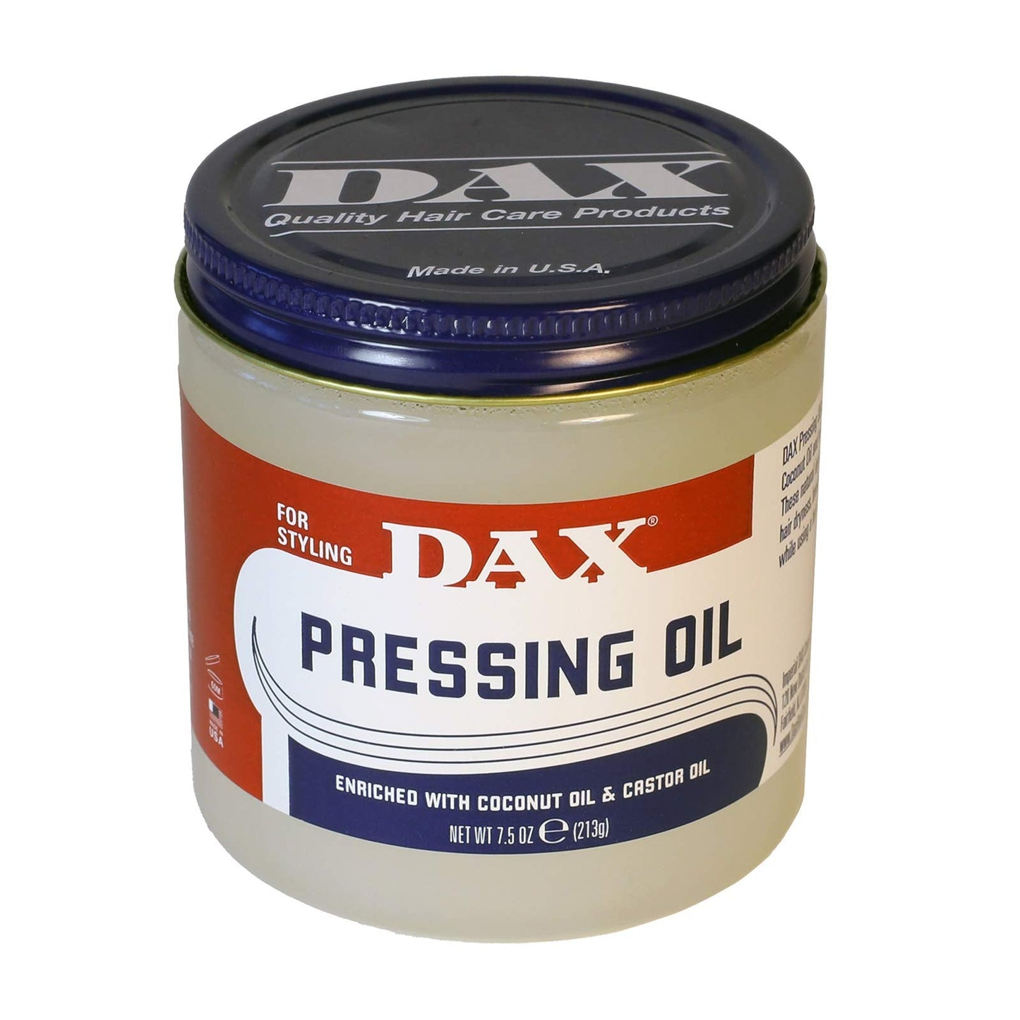 Dax Pressing Oil 7.5 oz - Coconut & Castor Oils for Hair