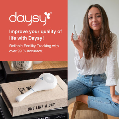 Daysy Fertility Tracker – Hormone-Free Ovulation Monitor with App