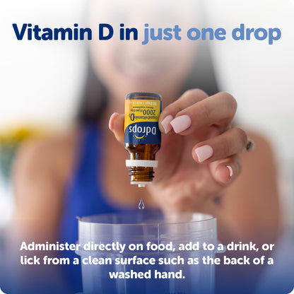 Ddrops Adults 2000IU 180 Drops – Liquid Vitamin D3 Supplement