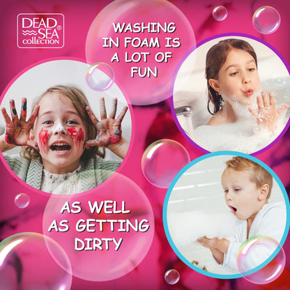 Dead Sea Collection Bubble Bath for Kids - Bubble Gum Scent, 2 x 33.8 fl oz