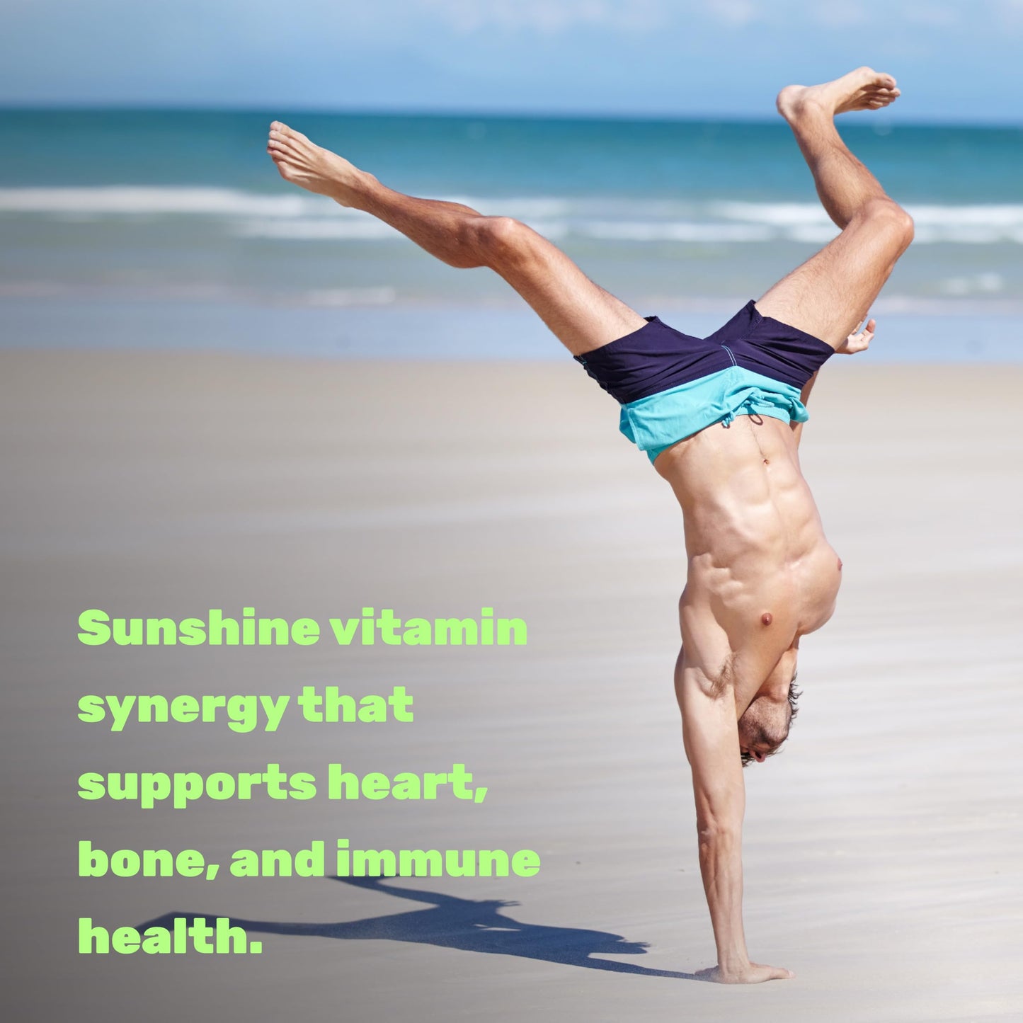 Vitamin D3 5000 IU + K2 MK7 Softgels — 2-in-1 Coconut Carrier | Heart, Bones & Immune Support