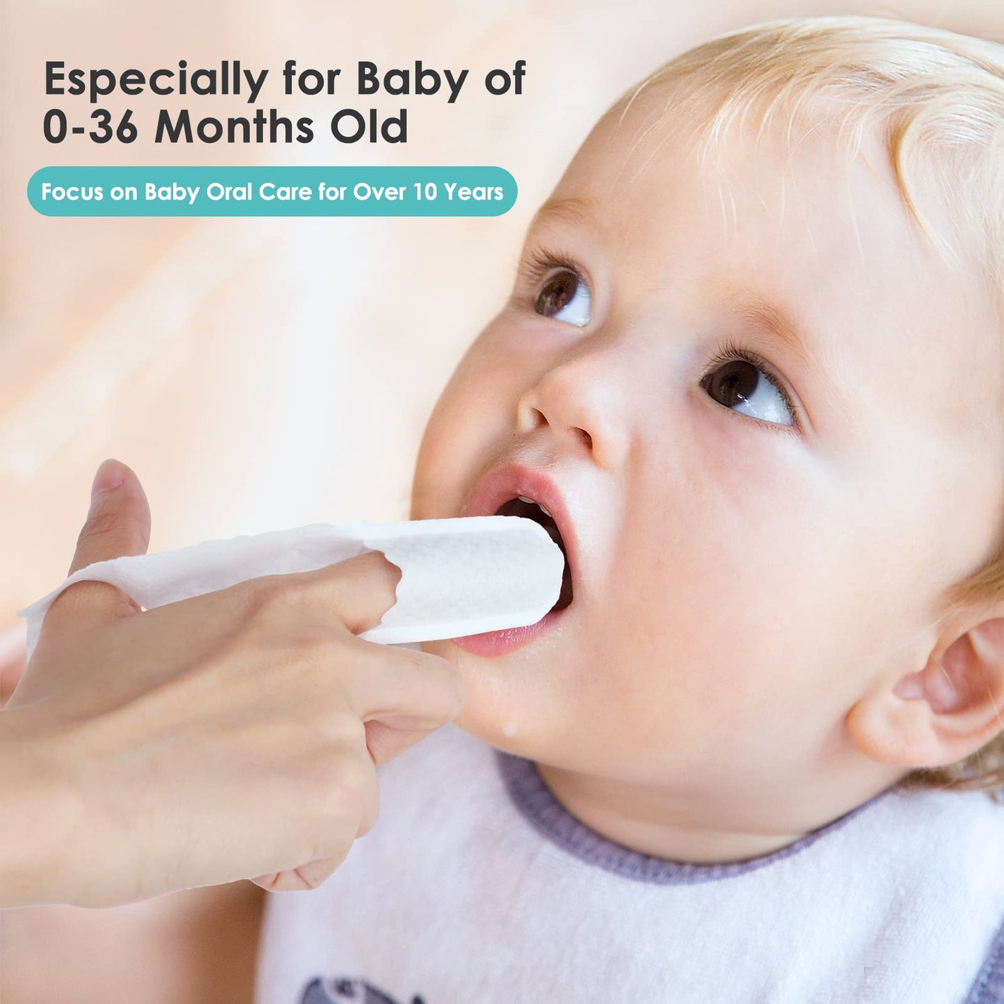 Dearlomum Toddler Baby Dry Wipes & Tongue Cleaner – 60Pcs (0-36 Months)