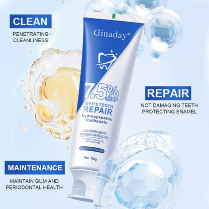 Hydroxyapatite Toothpaste 7.5% for Enamel Protection & Tooth Strengthening – Fluoride-Free, Gentle Mint
