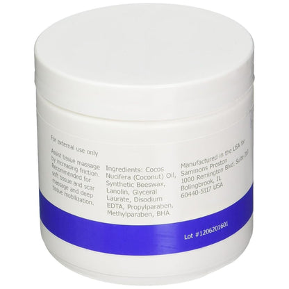 Deep Prep II Soft Tissue Massage Crème – 15 oz Jar, Long-Lasting Non-Greasy Formula