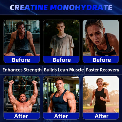 Deepure Micronized Creatine Monohydrate Capsules 5G (5000mg) - Strength & Muscle Growth | 120 Counts
