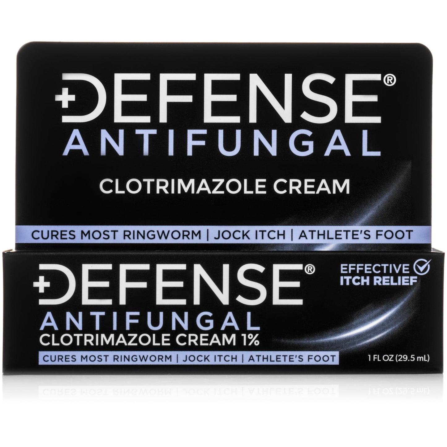 Defense Clotrimazole Antifungal Cream | Jock Itch, Athlete's Foot, Ringworm Treatment