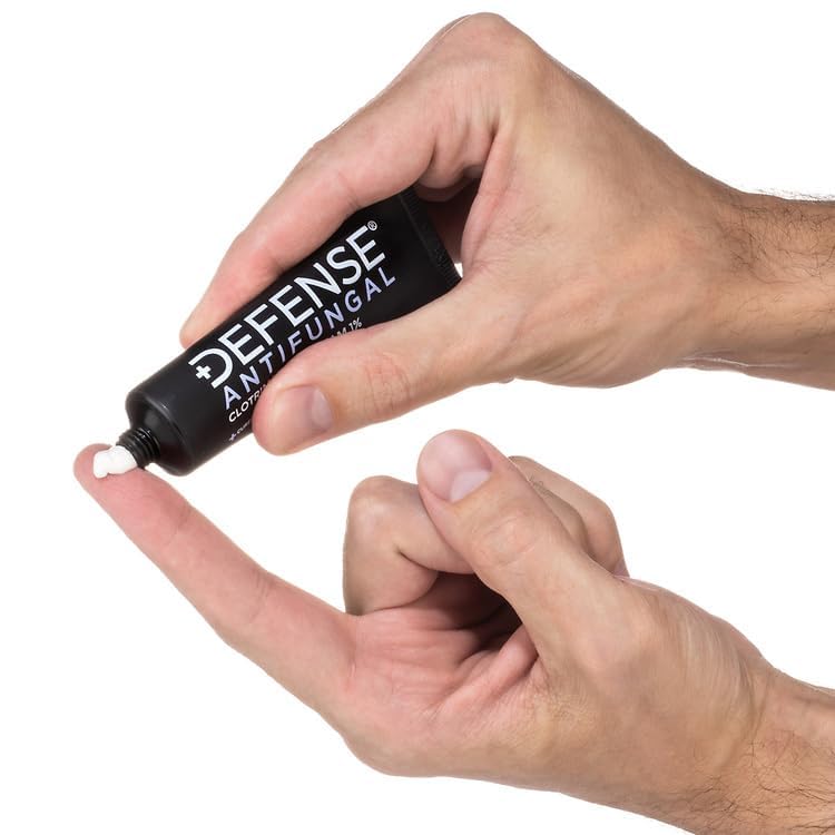 Defense Clotrimazole Antifungal Cream | Jock Itch, Athlete's Foot, Ringworm Treatment