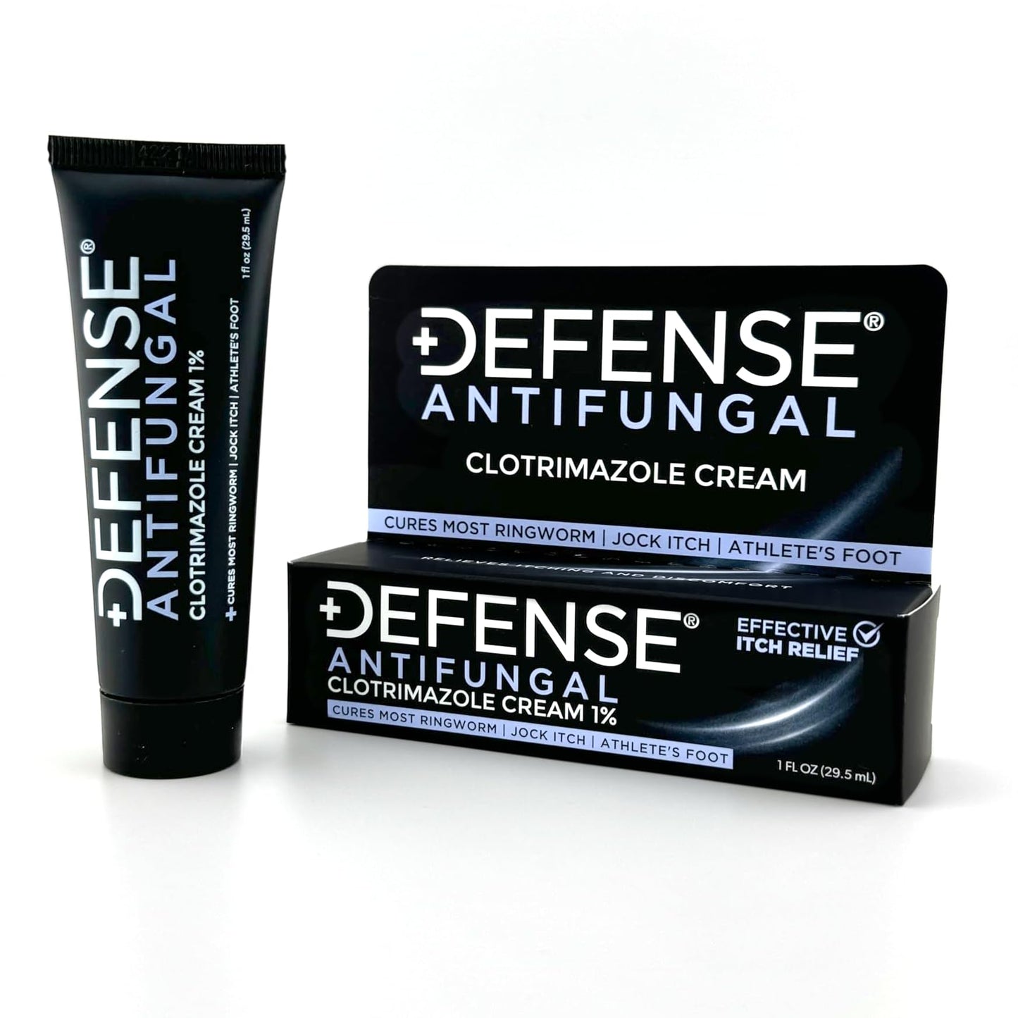 Defense Clotrimazole Antifungal Cream | Jock Itch, Athlete's Foot, Ringworm Treatment