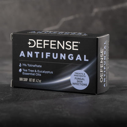 Defense Antifungal Bar Soap 2-Pack | Medicated Tolnaftate for Jock Itch, Ringworm & Athlete's Foot