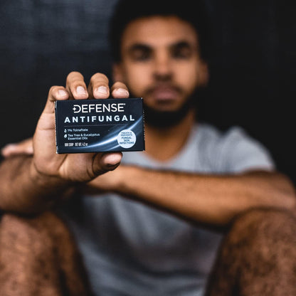 Defense Antifungal Bar Soap 2-Pack | Medicated Tolnaftate for Jock Itch, Ringworm & Athlete's Foot